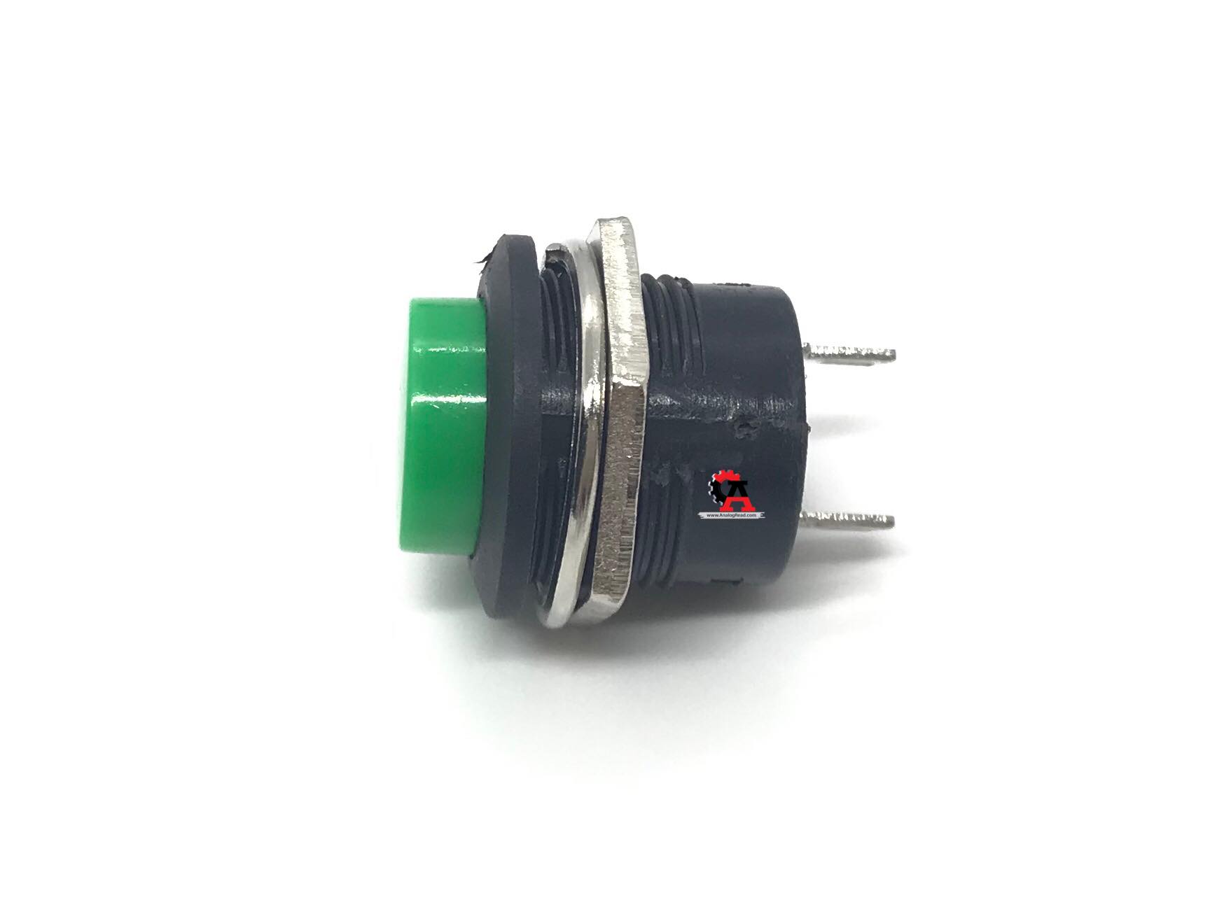ปุ่มกดสีเขียว 16mm Green Button