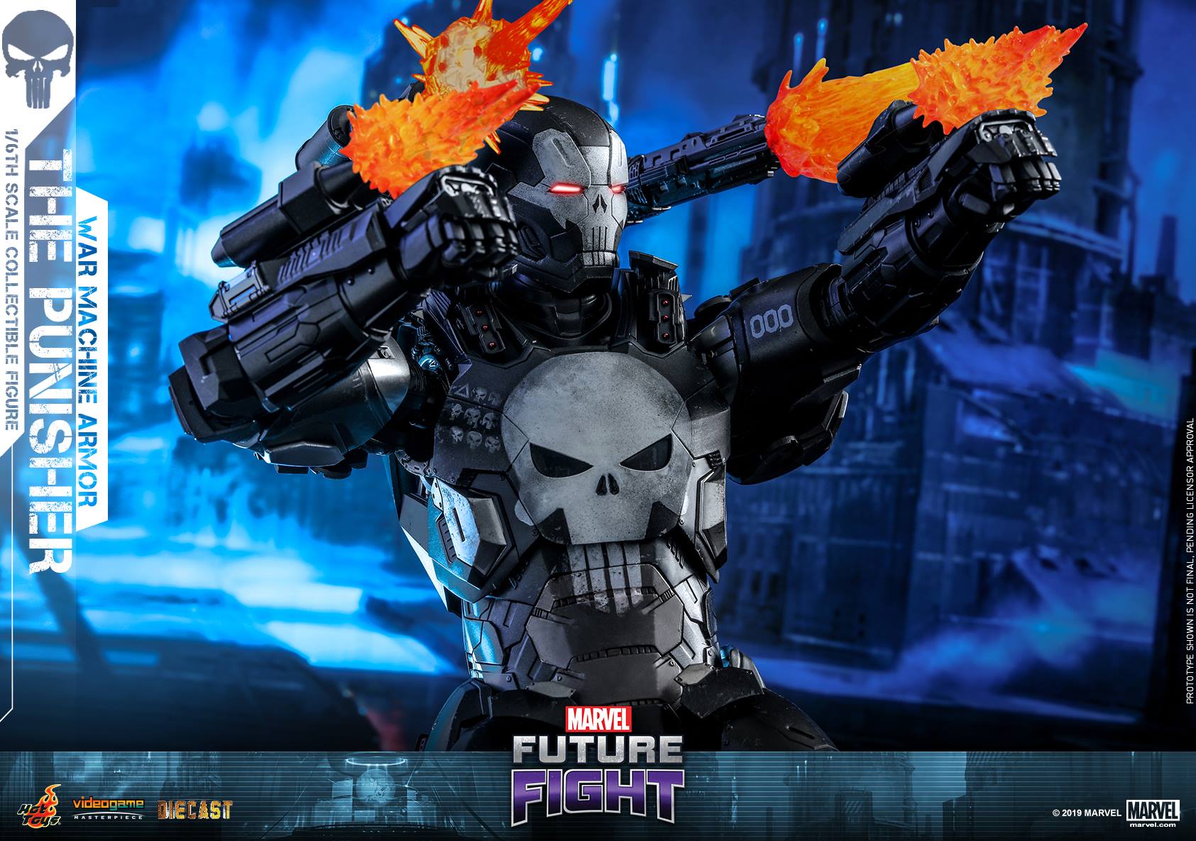 Hot Toys VGM33D28 MARVEL FUTURE FIGHT - THE PUNISHER (WAR MACHINE ARMOR)