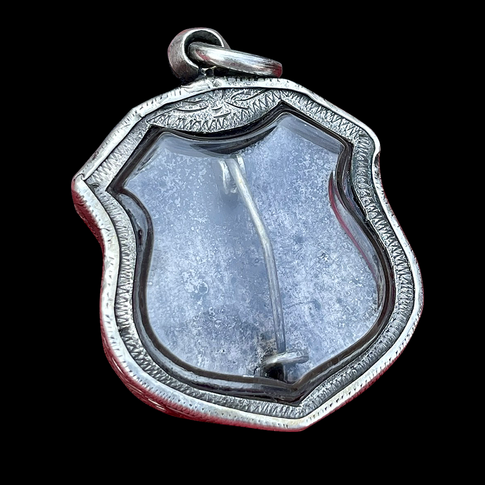 เหรียญอาร์มหลวงพ่อโสธร ปี2498 เนื้อเงินลงยาสีแดง บล็อก5จุด