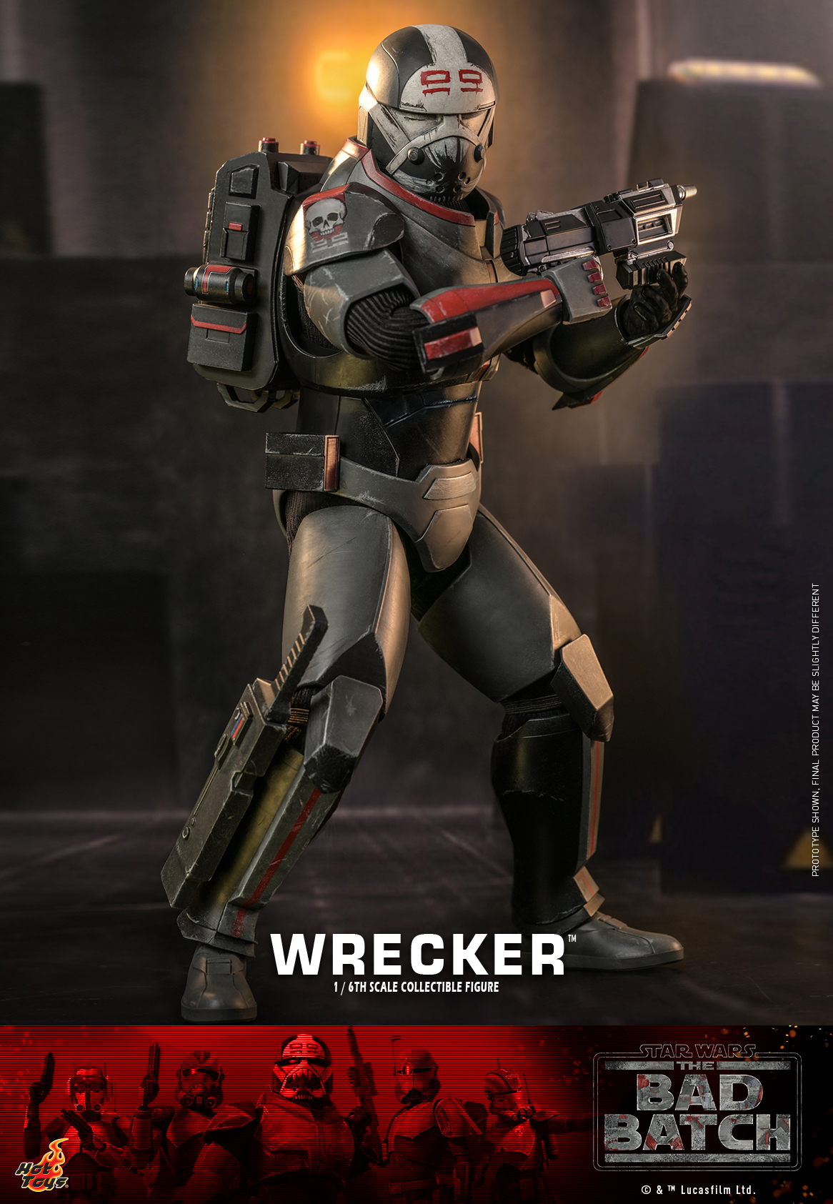 Hot Toys TMS099 1/6 Star Wars: The Bad Batch™ - Wrecker™