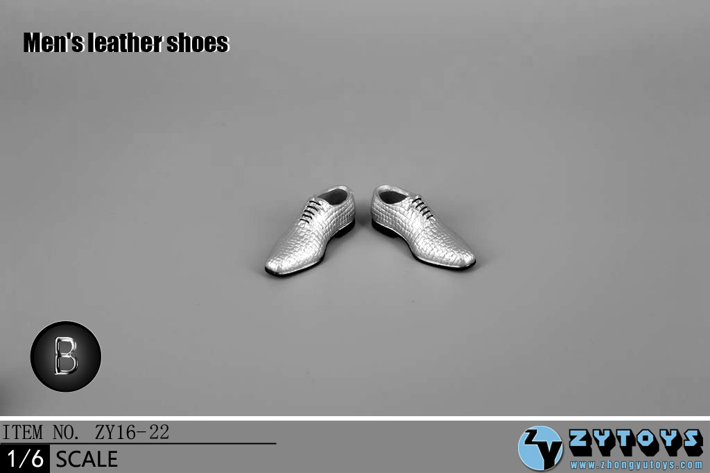 ZY Toys ZY16-23A Men's Leather Boots Black