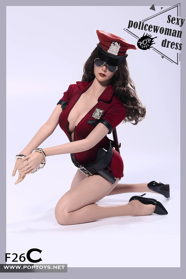 POPTOYS F26A, B, D Cosplay Sexy Policewoman suit