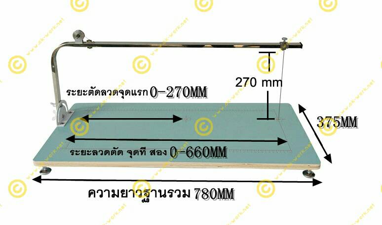 EC06 เครื่องตัดโฟมไฟฟ้า 24x66 CM ขนาดใหญ่ สำหรับงานหนัก