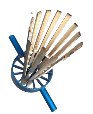 OT167 จำปาผ่าไม้ไผ่ 6 นิ้ว มีดผ่าไม้ไผ่ 4-12 ซี่ ****เลือกขนาดฟันก่อนซื้อ