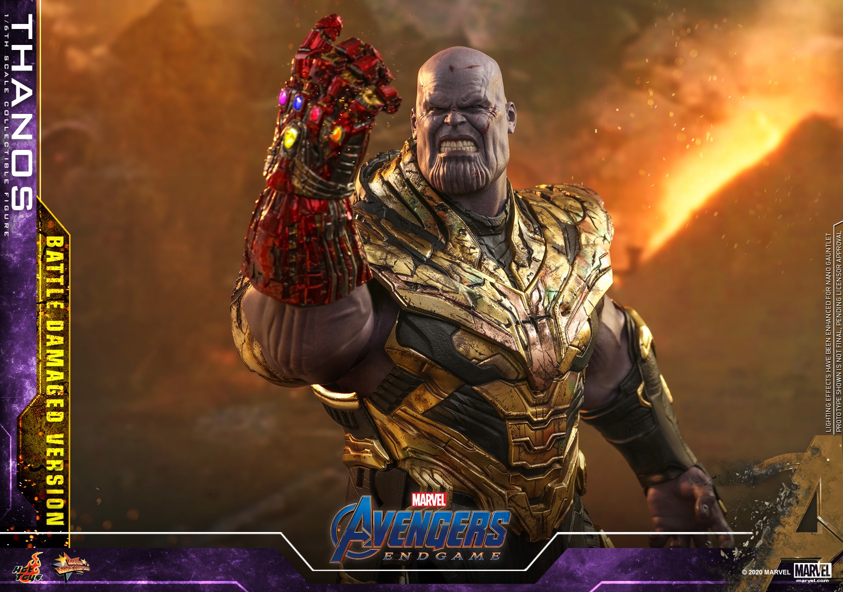 Hot Toys MMS564 Avengers: Endgame 1/6 Thanos (Battle Damaged Version) (16)