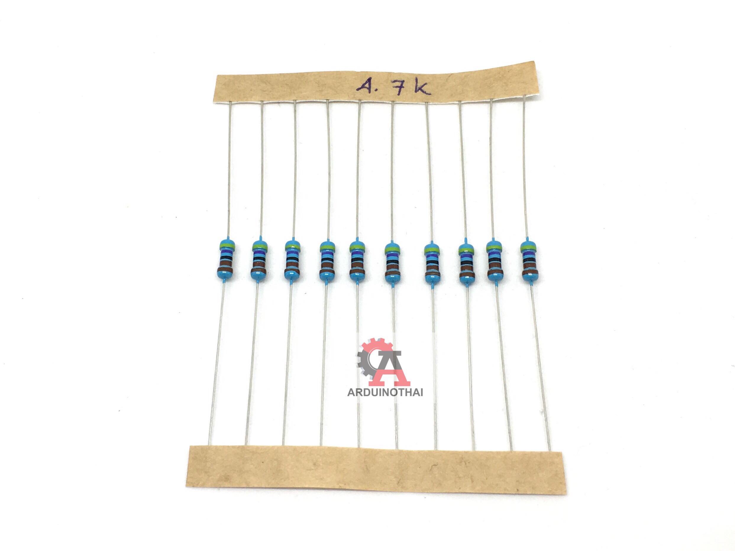 Resistor 4.7K 1/4W ตัวต้านทาน 4.7K โอห์ม 1/4 วัตต์