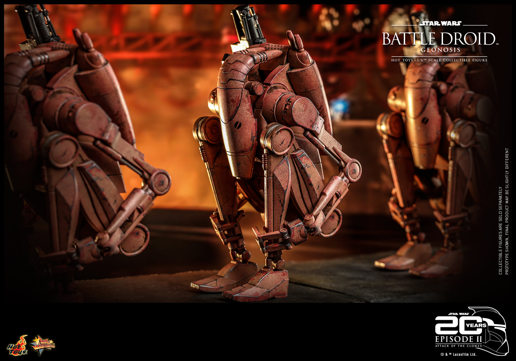 Hot Toys MMS649 1/6 Star Wars Episode II: Attack of the Clones™ - Battle Droid™ (Geonosis)