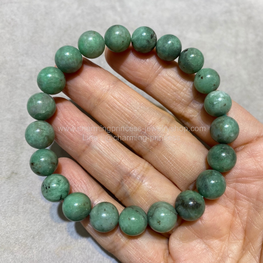 Emerald มรกต 9 มม อัญมณีแห่งความรัก ความหวัง และความสมบูรณ์