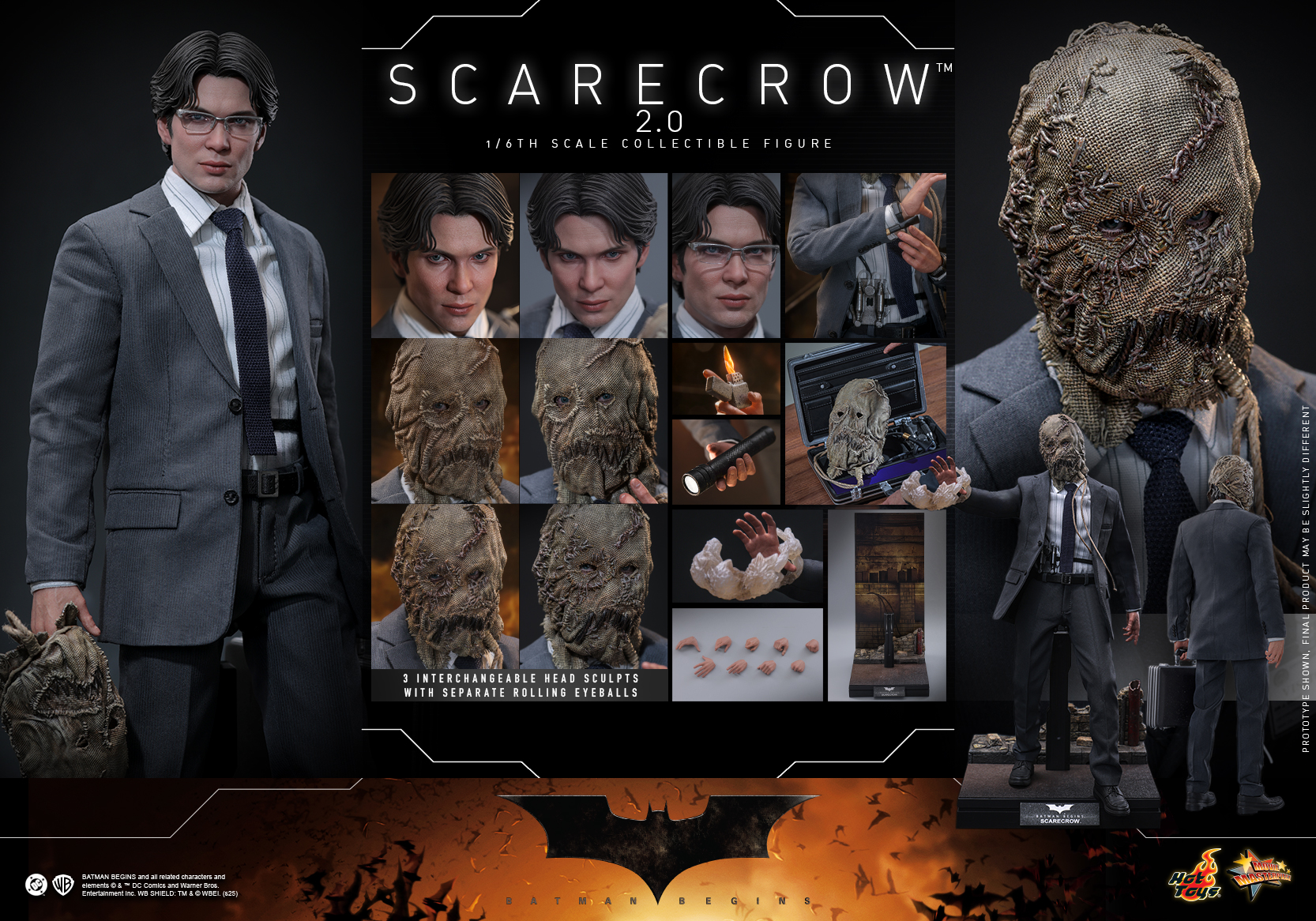 Hot Toys MMS801 Batman Begins - Scarecrow 2.0