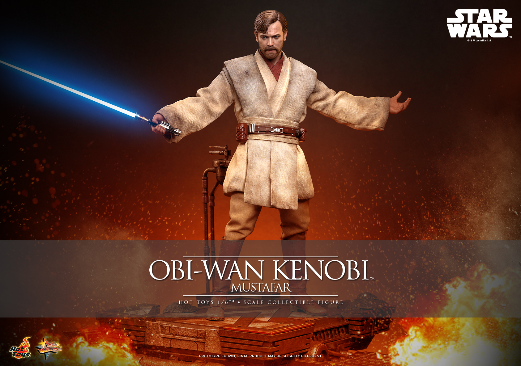 15/11/2568 Hot Toys MMS843 Star Wars: Revenge of the Sith - Obi-Wan Kenobi (Mustafar)