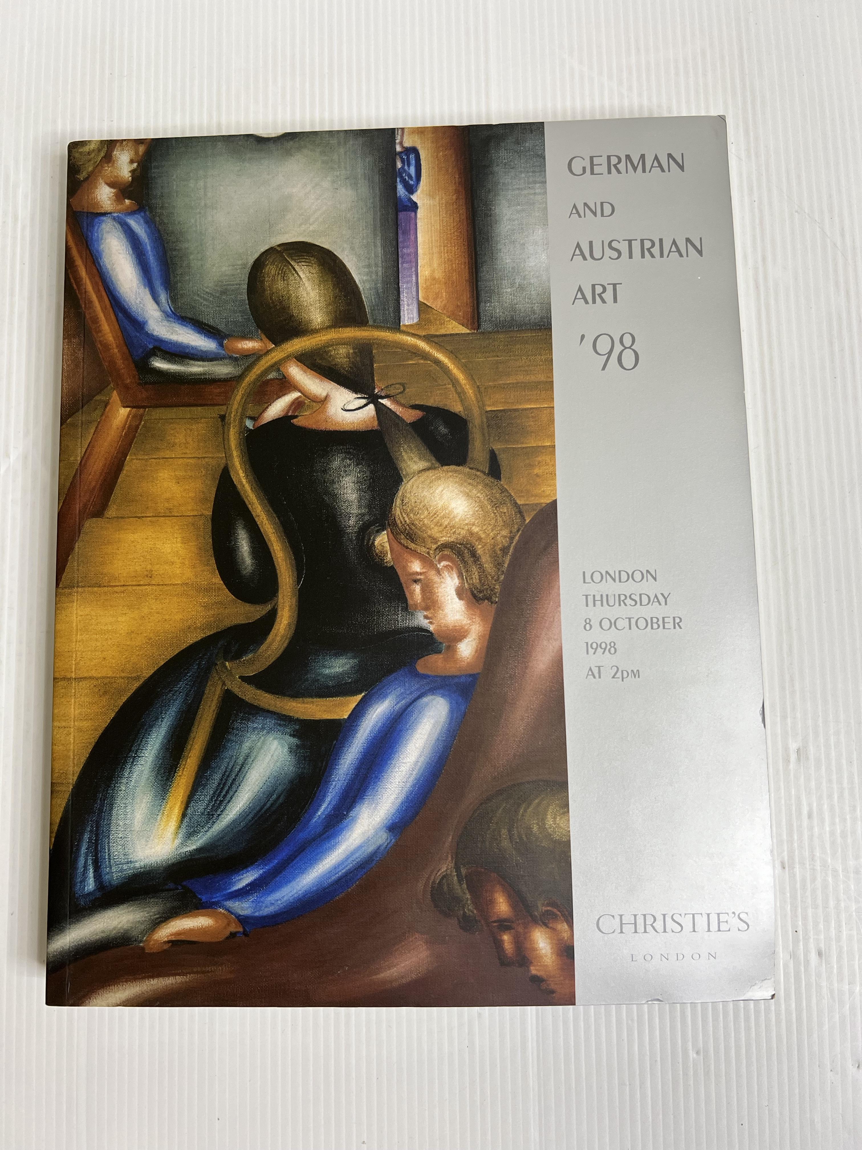 German and Austrian Art '98 Christie's of London January 1, 1998 90-99% Hardcover