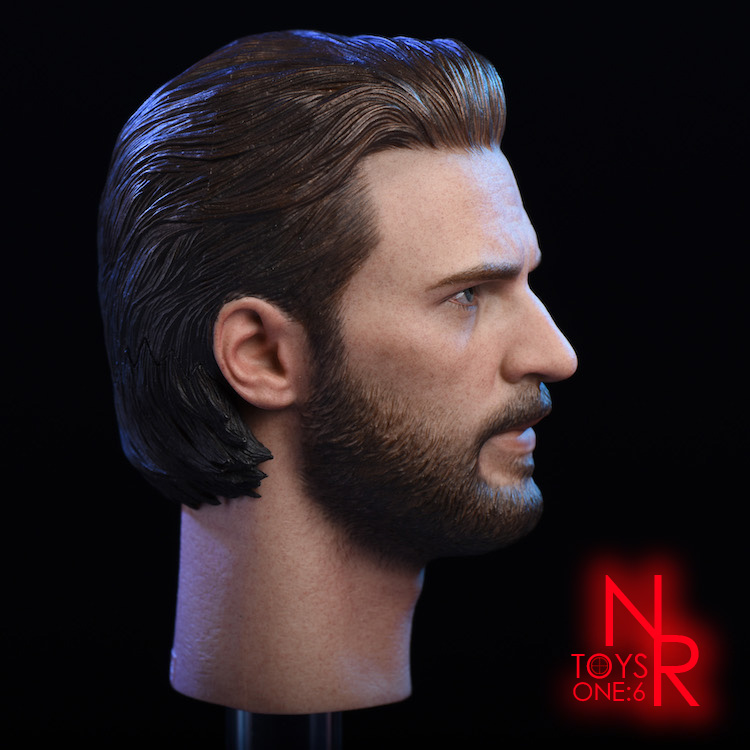 NRTOYS NR08 Captain 6.0 Headsculpt (Beard Version)