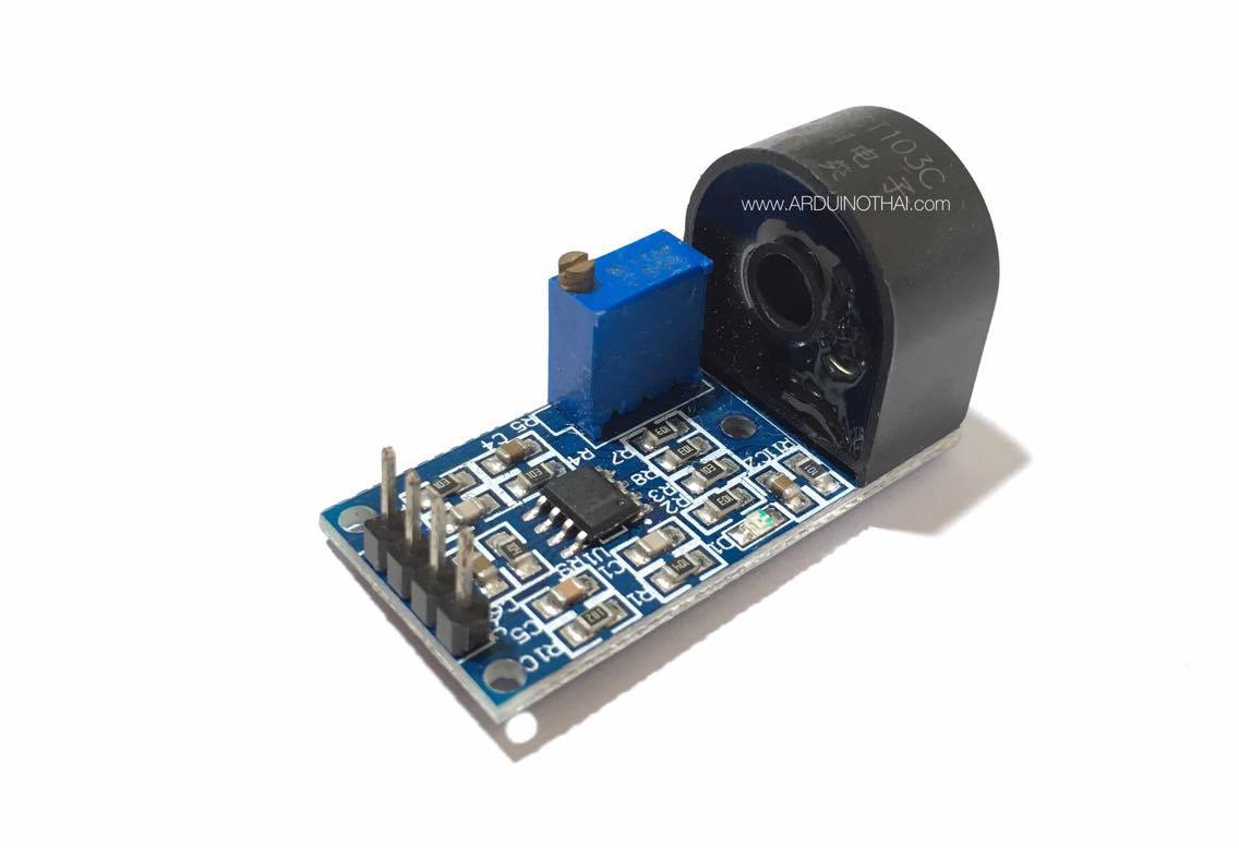 เซนเซอร์วัดกระแสไฟฟ้า 0-5A Single Phase AC Current Sensor Module ZMCT103C สต็อกไทยส่งไว