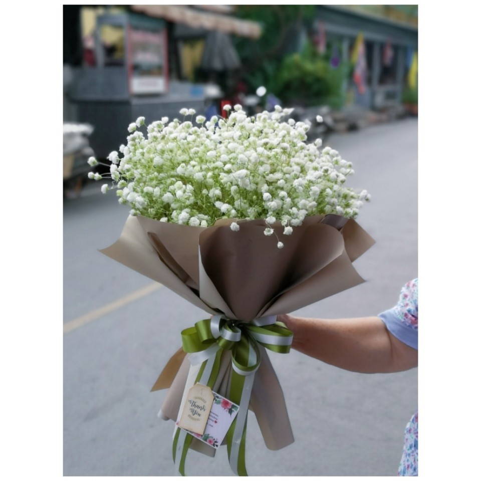 ช่อดอกยิปโซ ดอกไม้แห้งอยู่ได้นาน