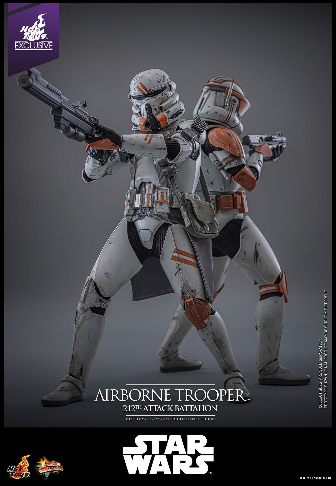Hot Toys MMS794 Star Wars: Episode III Revenge of the Sith - Airborne Trooper (212th Attack Battalion) [Hot Toys Exclusive]
