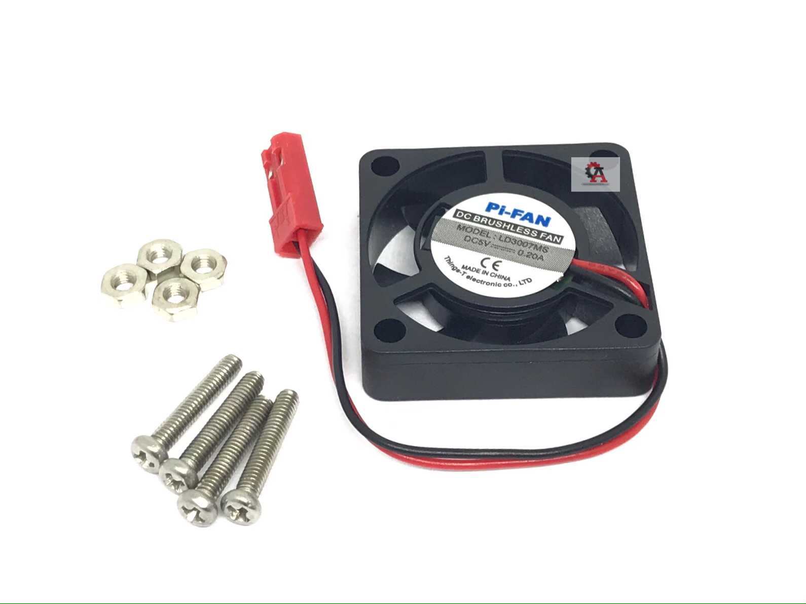 Fan for Raspberry Pi พัดลมระบายความร้อนสำหรับราสเบอรี่พายทุกรุ่น สต็อกไทยส่งไว