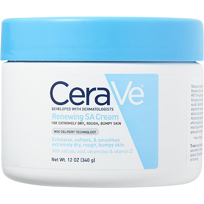 CeraVe SA Cream ครีมสำหรับขนคุด ผิวหนังไก่ แห้งเป็นตุ่มคล้ายสิว ขนาด 12 oz (340 ก)