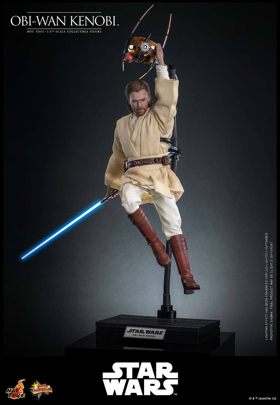 Hot Toys MMS808 Star Wars: Attack Of The Clones - Obi-Wan Kenobi