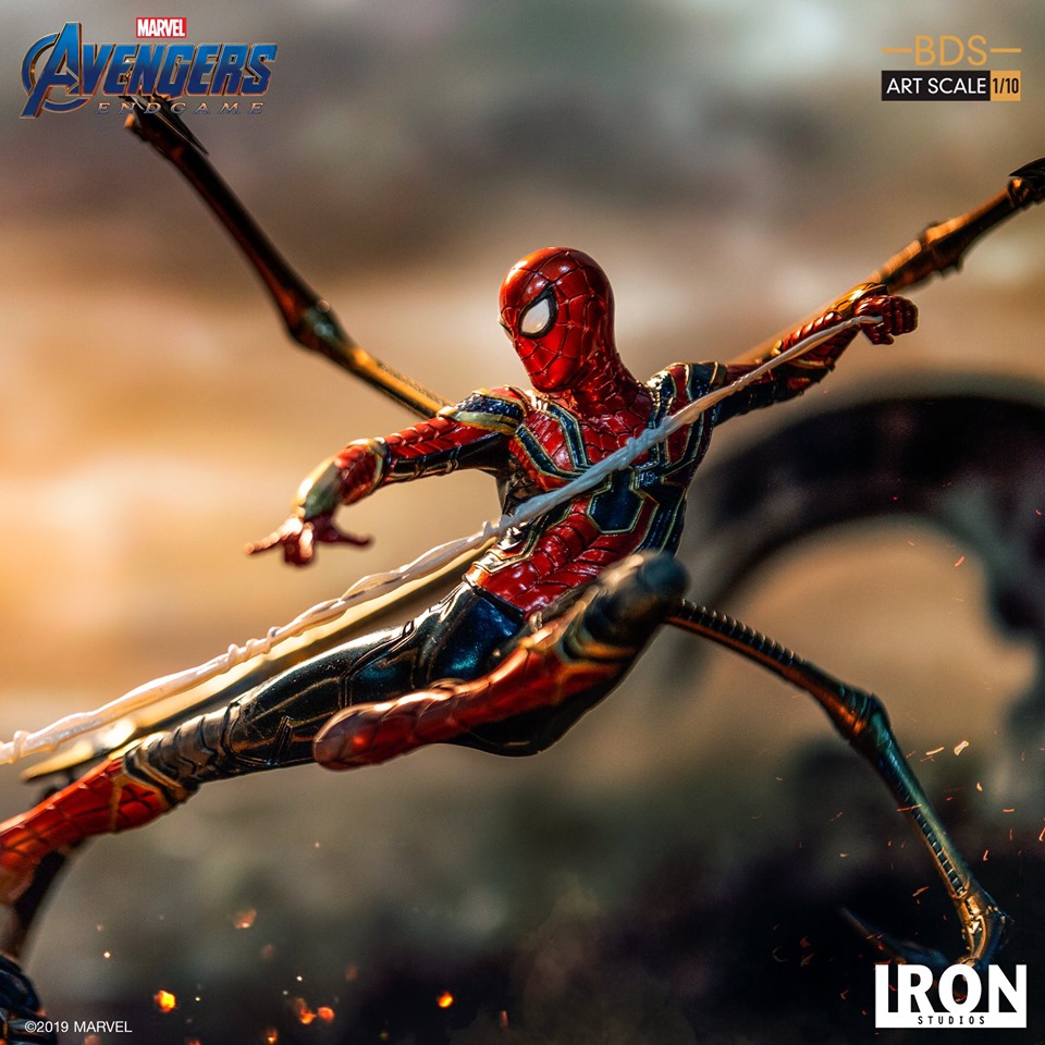 Iron Studios BDS Art Scale 1/10 Avengers: Endgame - Iron Spider Vs Outrider