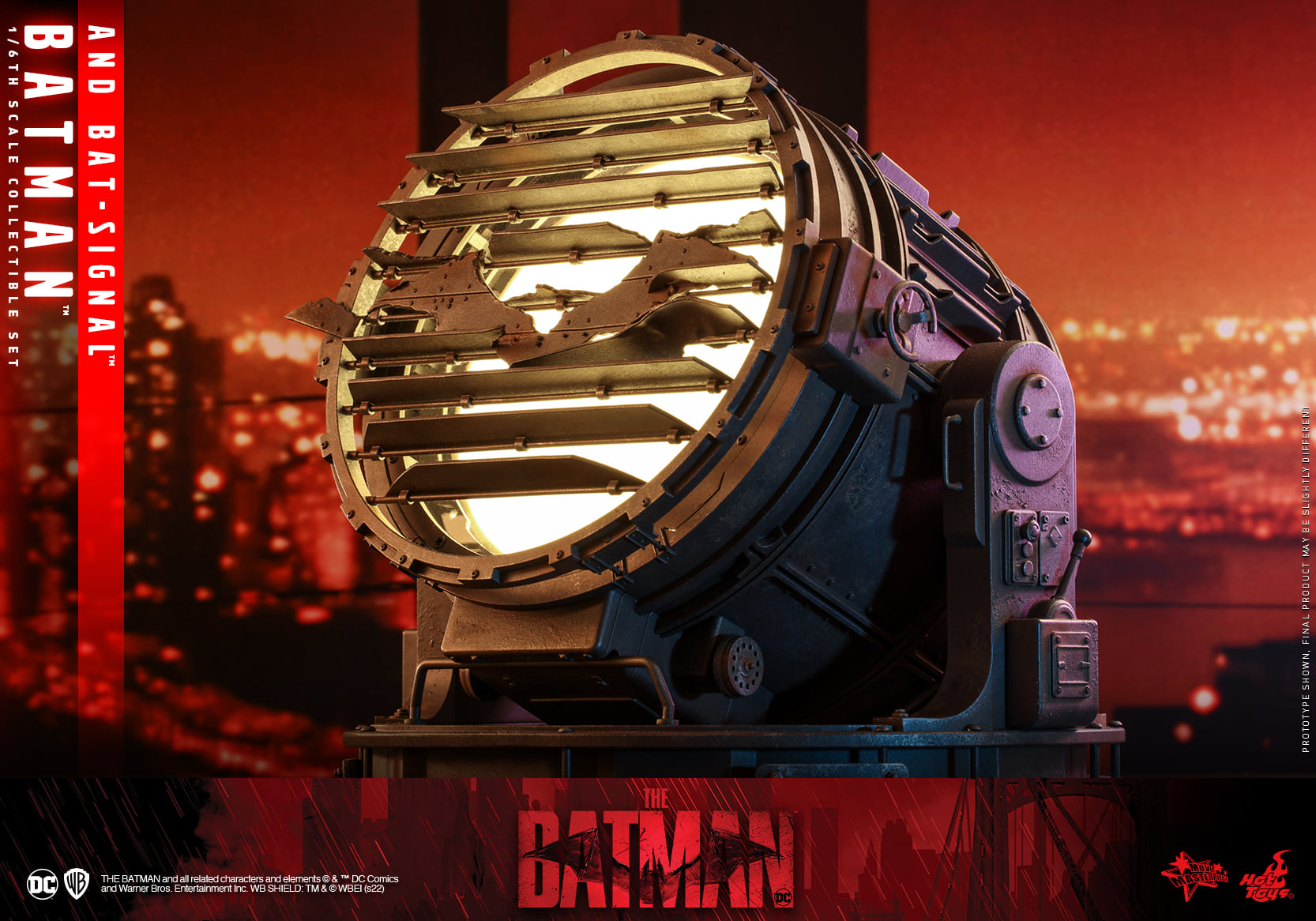 Hot Toys MMS641 1/6 The Batman - Batman and Bat-Signal
