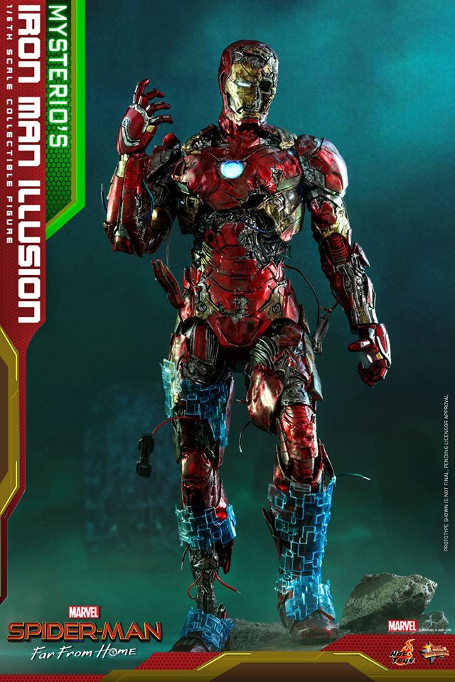 Hot Toys MMS580 1/6 Spider-Man: Far From Home - Mysterio’s Iron Man Illusion