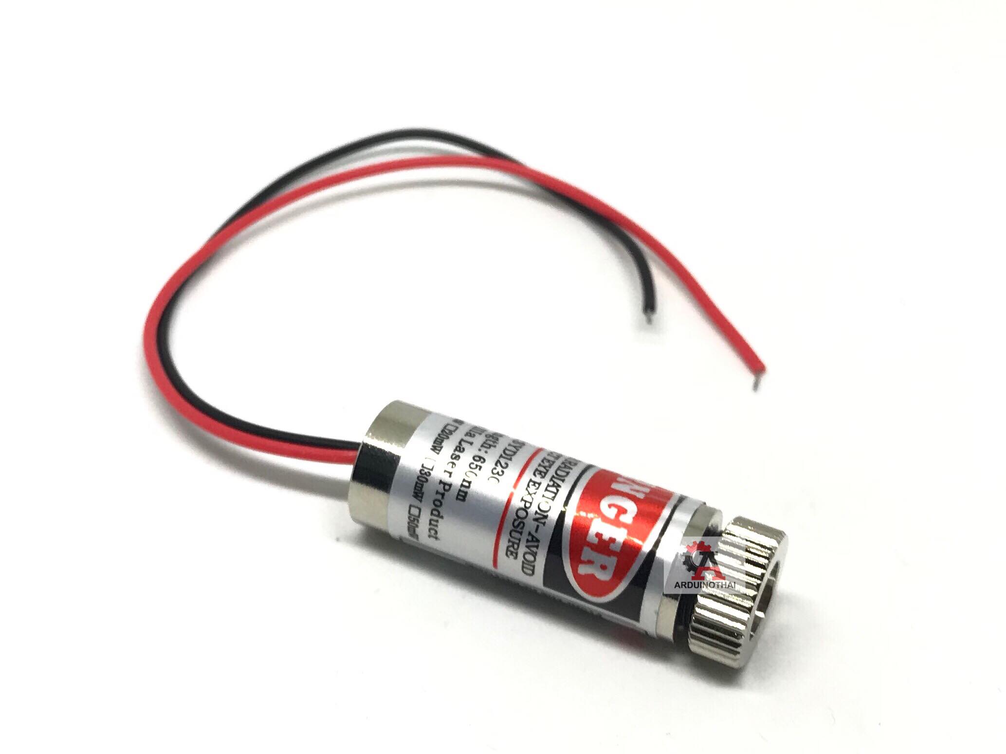 Laser 5mW tube เลเซอร์สีแดงแบบเครื่องหมายบวก
