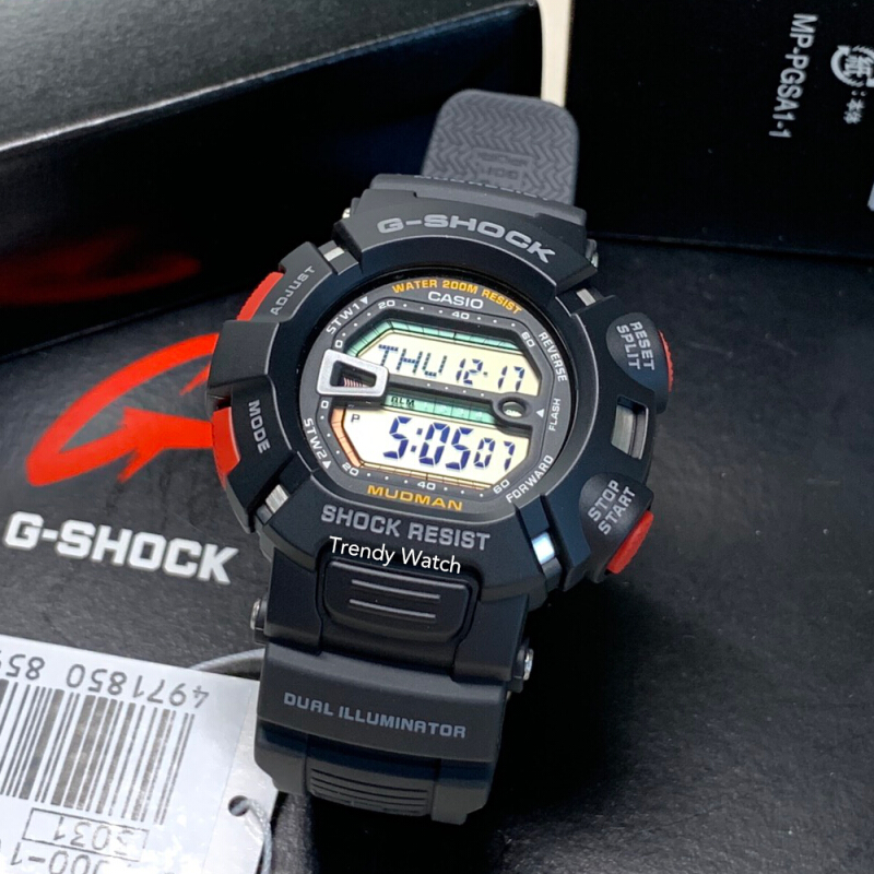 นาฬิกาข้อมือผู้ชาย Casio G-Shock Mudman รุ่น G-9000-1