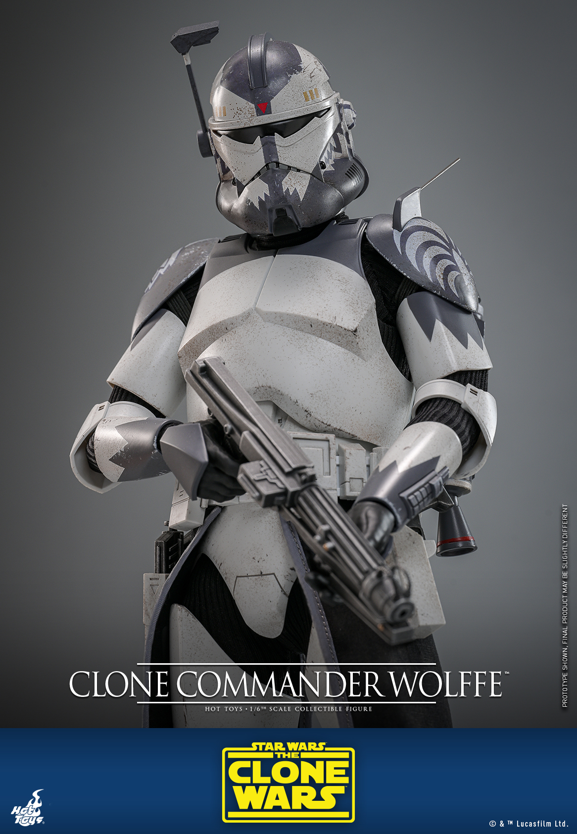 Hot Toys TMS141 Star Wars: The Clone Wars - Clone Commander Wolffe