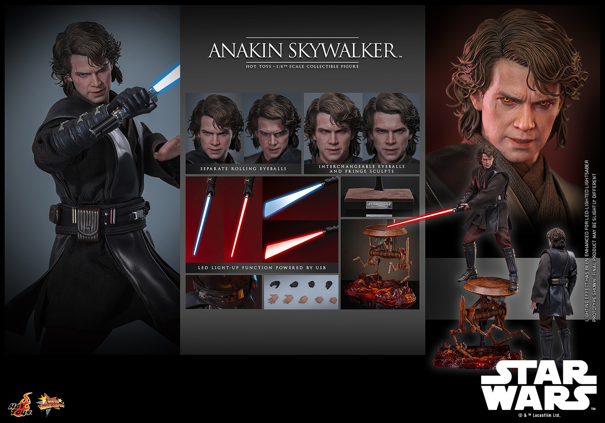 Hot Toys MMS839 Star Wars: Revenge of the Sith - Anakin Skywalker