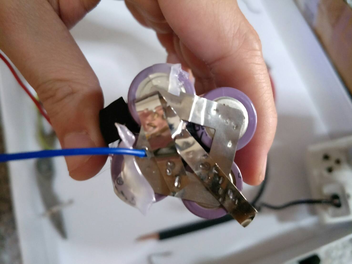 EA04 ชุดอาร์คสปอตแบตเตอรี่ DIY