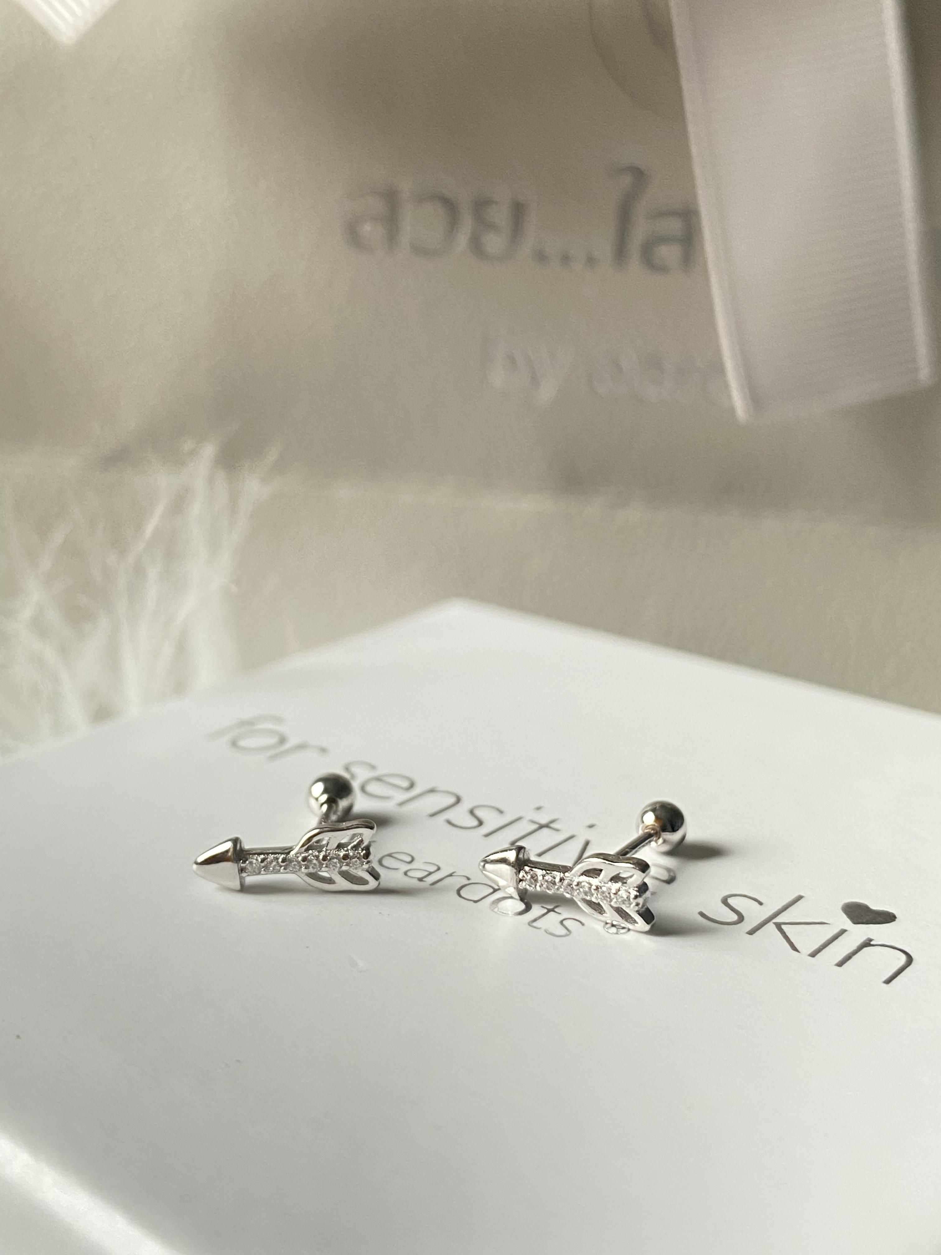 “เช็คสินค้าทัก line ก่อนโอนนะคะ”ต่างหูสำหรับผิวแพ้ง่าย จิวขันน็อต ขนาดก้านปกติ Lign(ราคา/ชิ้น)_ETC51