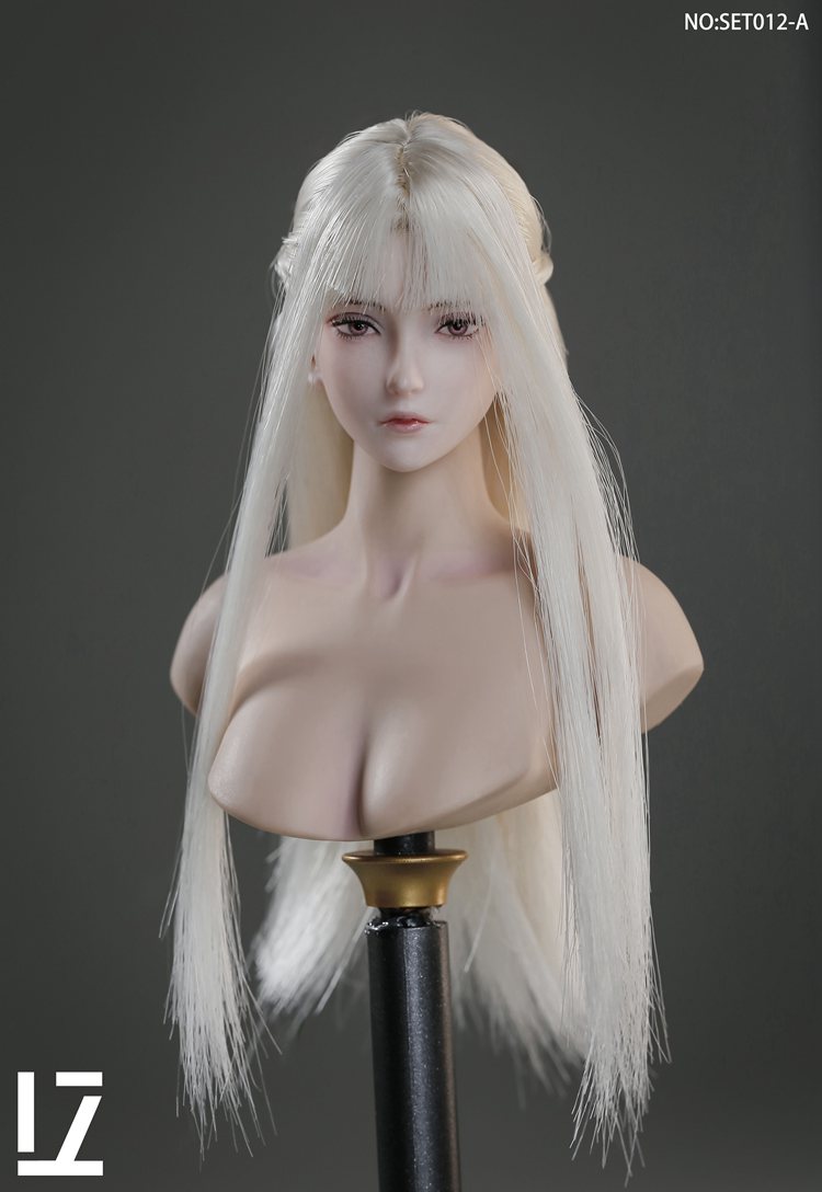 LZ TOYS LZ-SET012 1/6 Hair Transplant Female Headsculpt Zero