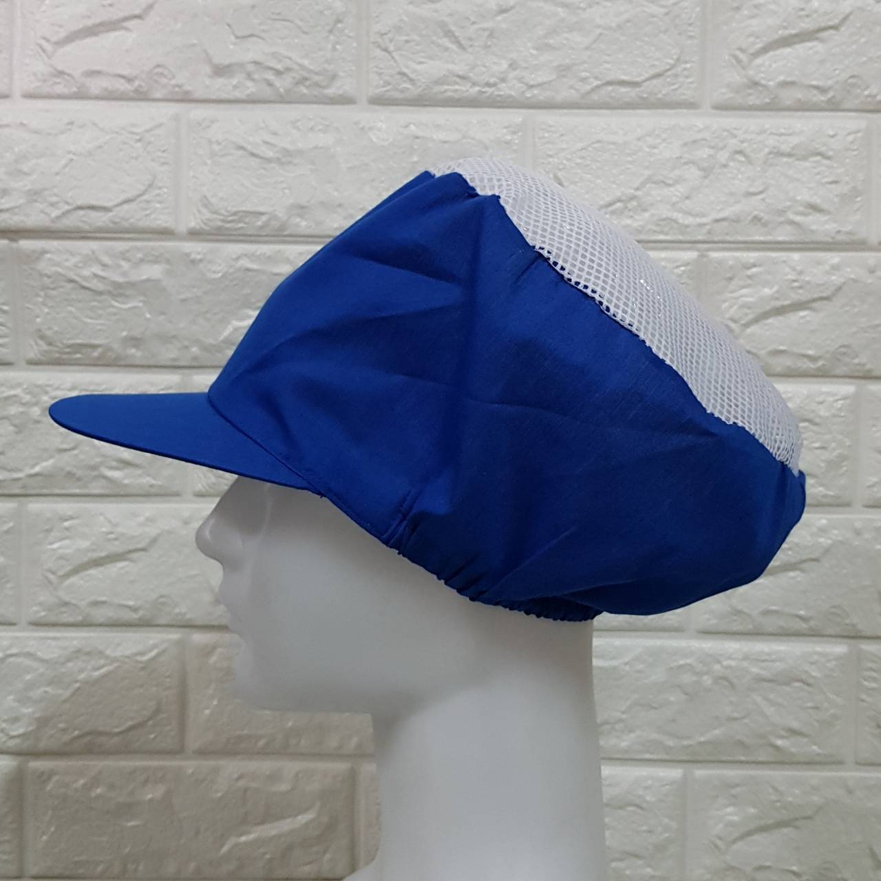 หมวกคลุมผมตาข่ายบน หมวกแม่ครัว หมวกพ่อครัว หมวกทำอาหาร หมวกโรงงาน หมวกพนักงานฝ่ายผลิต หมวกอุตสาหกรรม หมวกคลุมเก็บผมชาย-หญิง