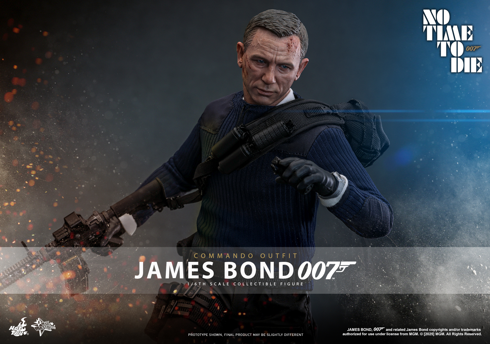 Hot Toys MMS804 No Time To Die - James Bond (Commando Outfit)