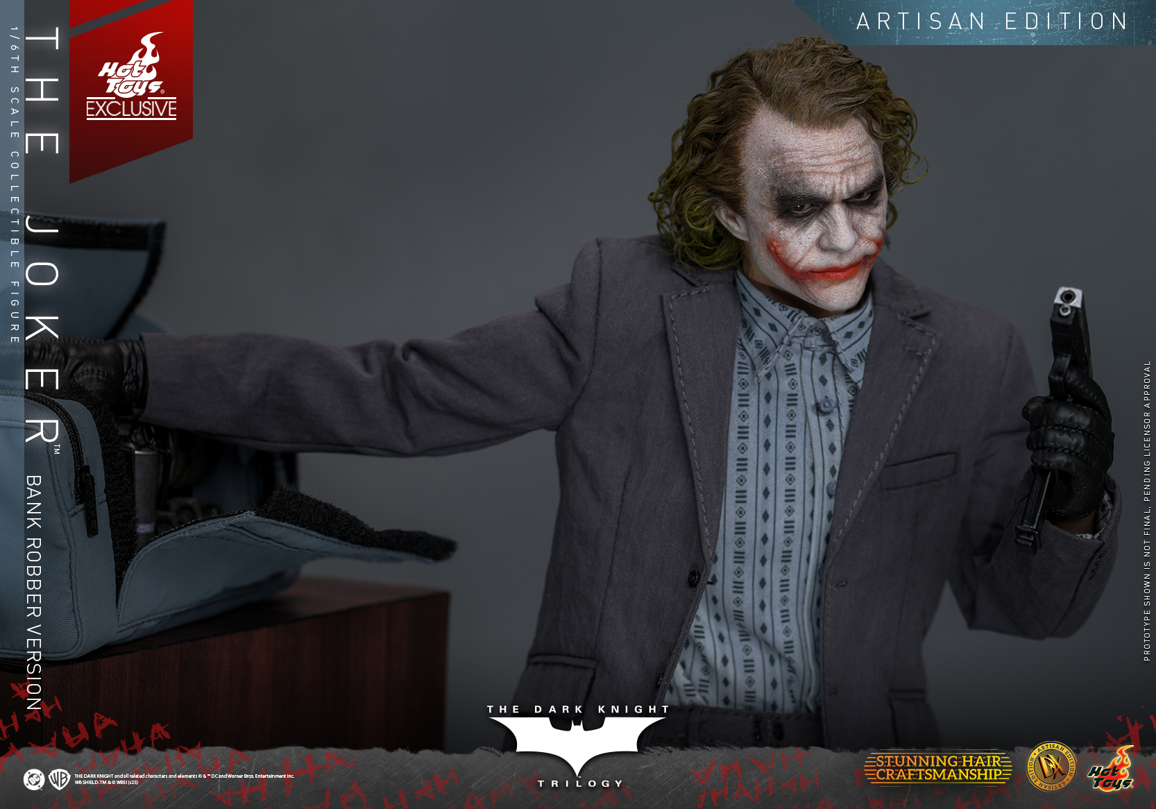 Hot Toys DX51AE The Dark Knight Trilogy - The Joker (Bank Robber Version) (Artisan Edition) [Hot Toys Exclusive]
