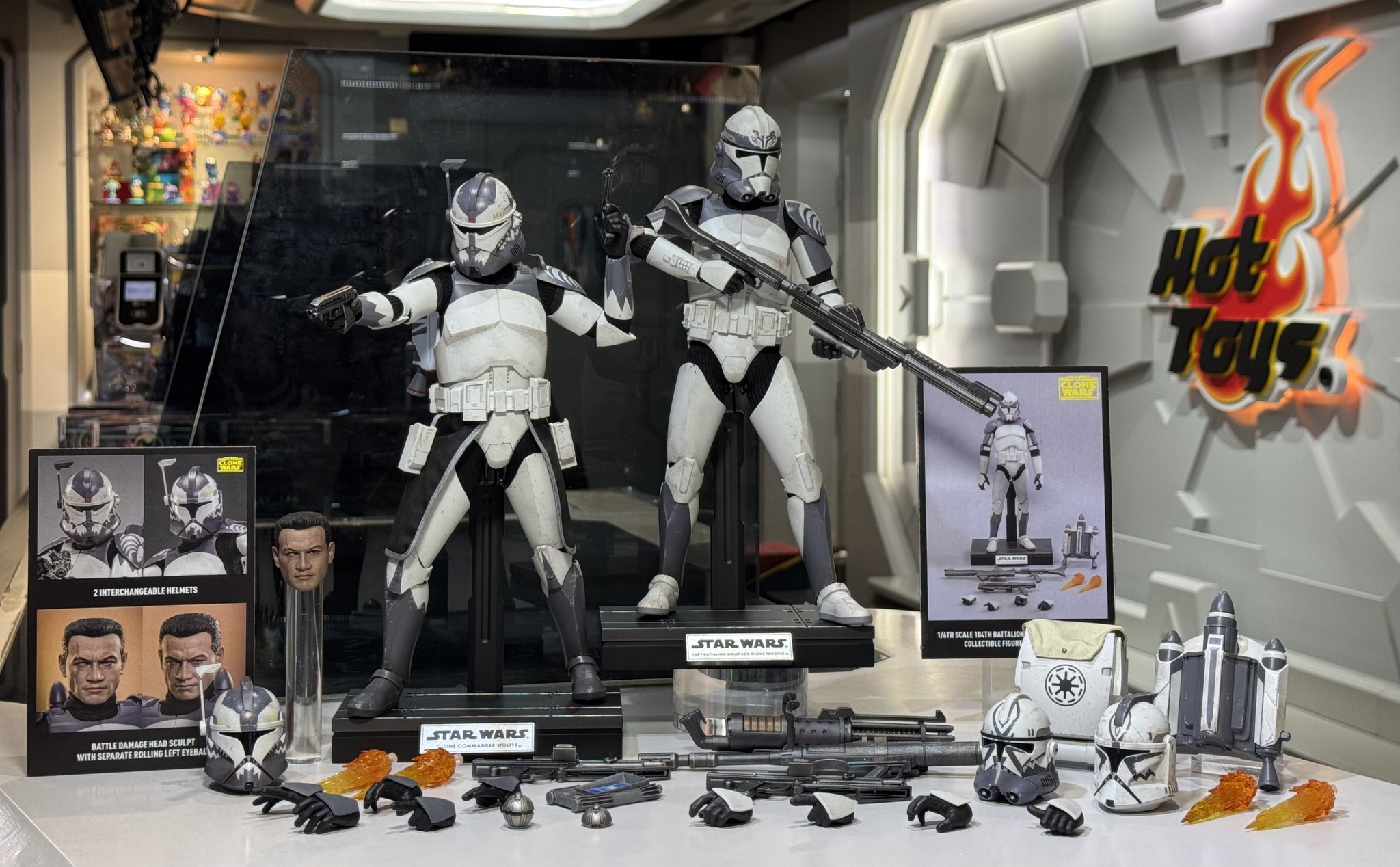 Hot Toys TMS141 Star Wars: The Clone Wars - Clone Commander Wolffe