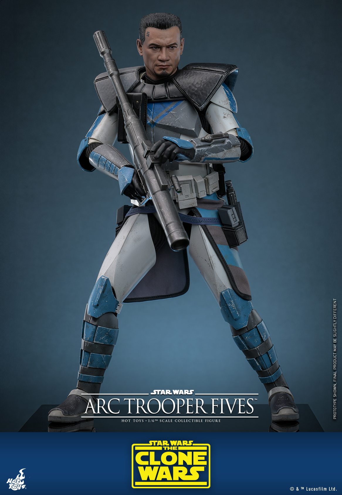Hot Toys TMS132 Star Wars: The Clone Wars - Arc Trooper Fives