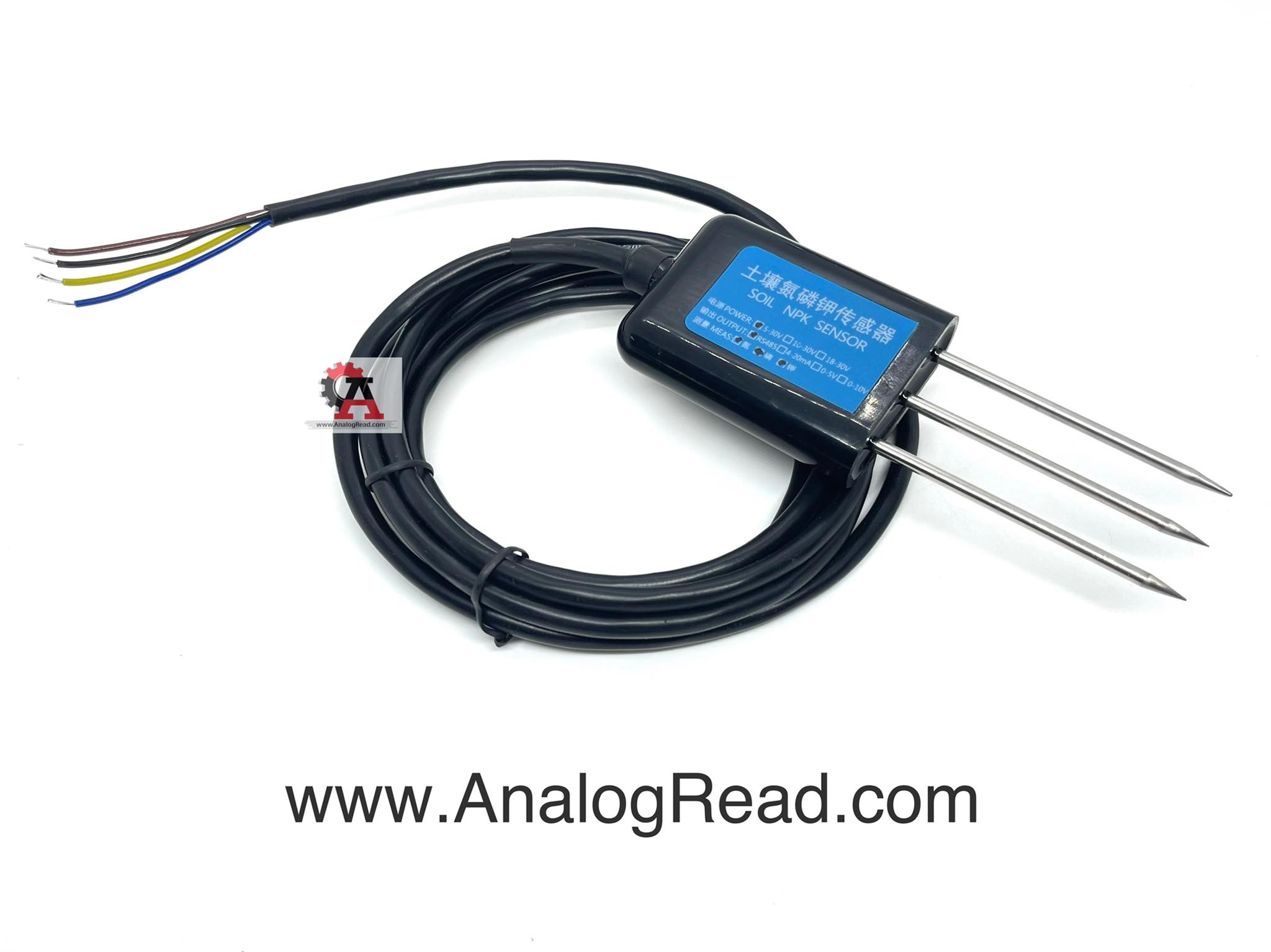RS485 Soil NPK Sensor เซ็นเซอร์วัดธาตุสารอาหารในดิน ไนโตรเจนในดิน ฟอสฟอรัส และโพแทสเซียม