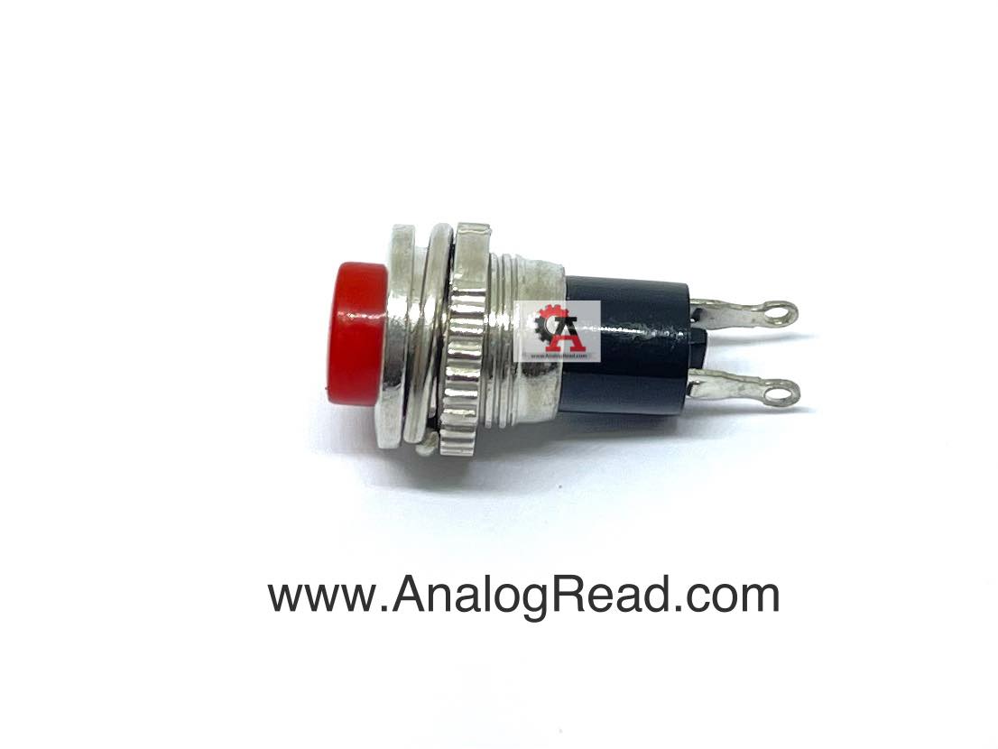 สวิตส์ปุ่มกดสีแดง กดติด-ปล่อยดับ