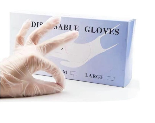 ซื้อ 2กล่องคุ้มกว่า!! ถุงมือยาง PVC ไร้แป้งจากโรงงาน ป้องกันเชื้อโรค ทำความสะอาด (1 กล่องมี 50 ชิ้น) มีไซส์ให้เลือก