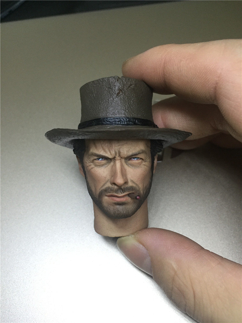 T-09 Western Cowboy PVC Eastwood Head Wear Hat cigar