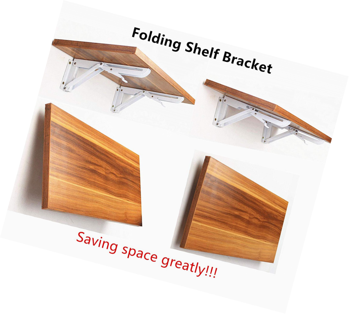 AC05 ฉากพับสำหรับงาน DIY ชั้นวางพับได้ 12x20 cm