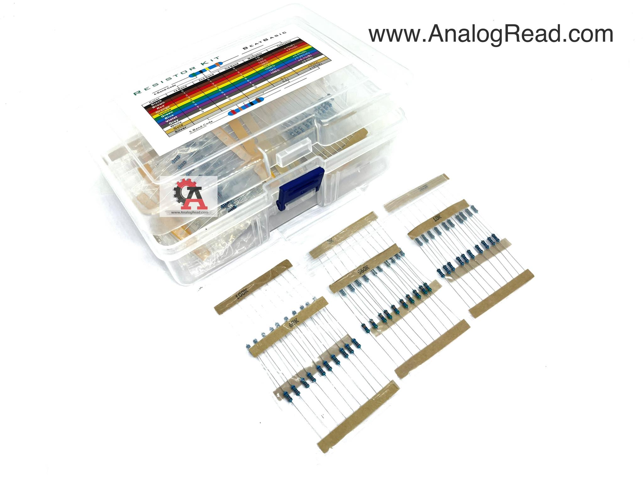 Resistor Kit 1/4W 1-10MOhm