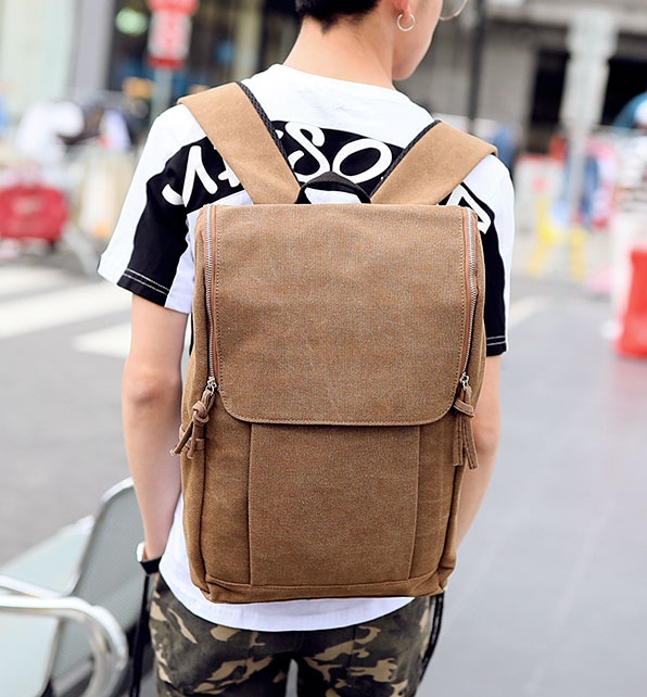 พร้อมส่ง กระเป๋าเป้สะพายหลังผู้ชายแฟขั่นเกาหลี