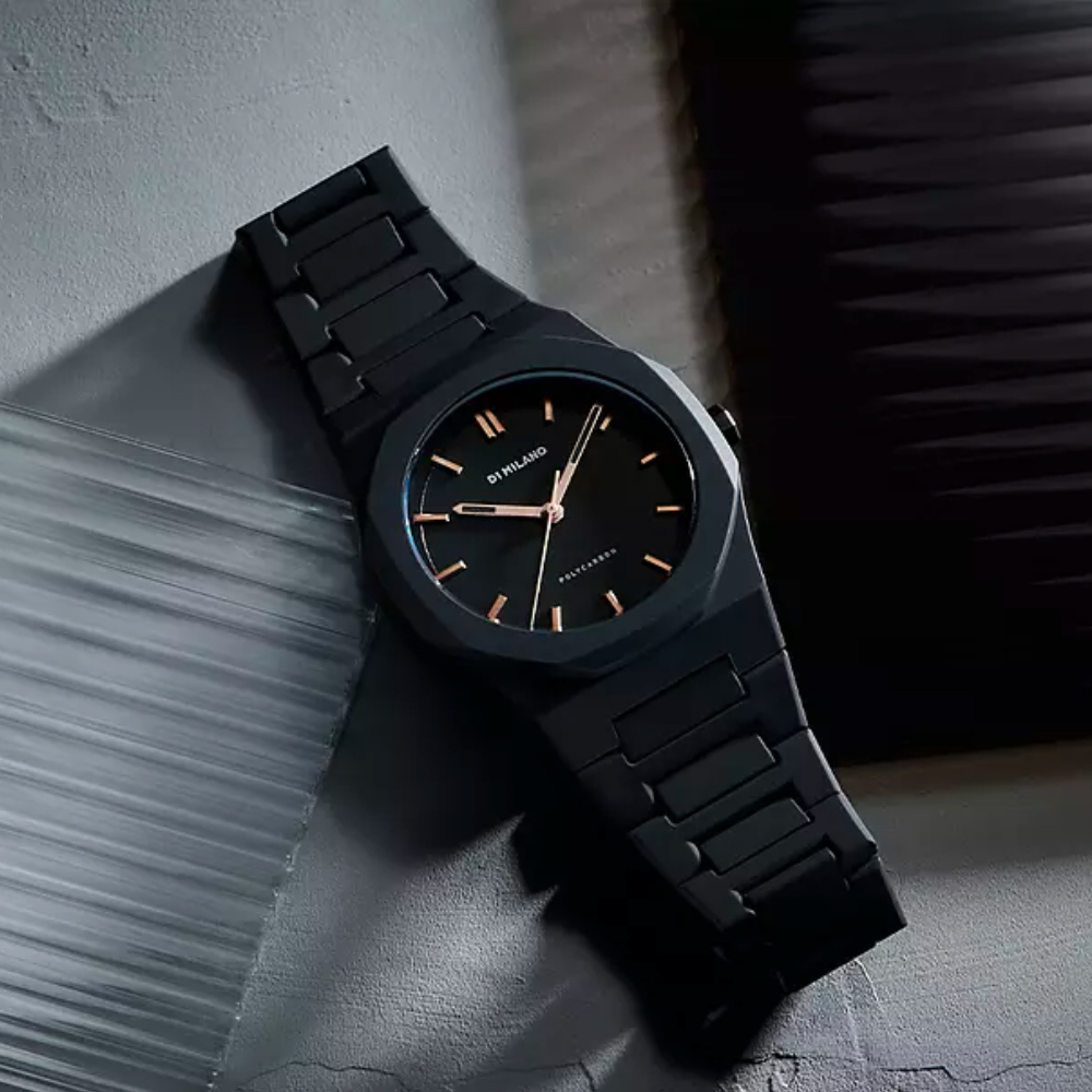 D1 Milano นาฬิกาข้อมือผู้ชาย รุ่น รุ่น ULTRA THIN POLYCARBON D1-PCBJ12 PBCJ30 PBCJ31 D1-PHBJ02 D1-PHBJ03 D1-PHBJ04 (หน้าปัด 40 mm)
