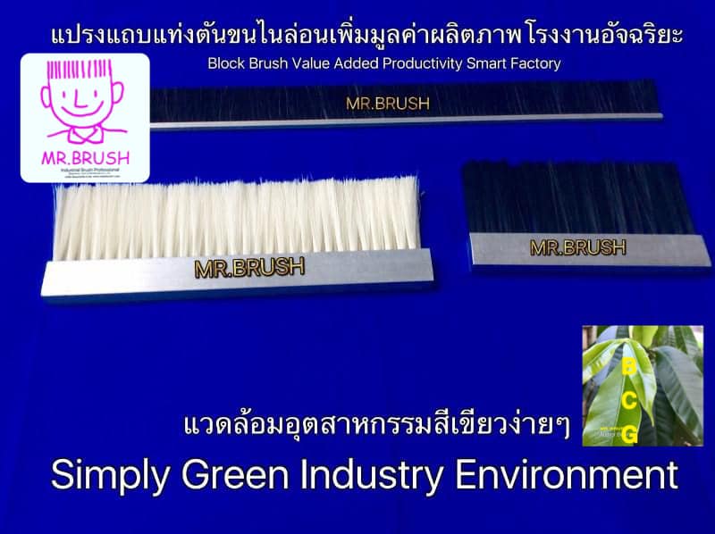 แปรงแถบแท่งตันขนไนลอน