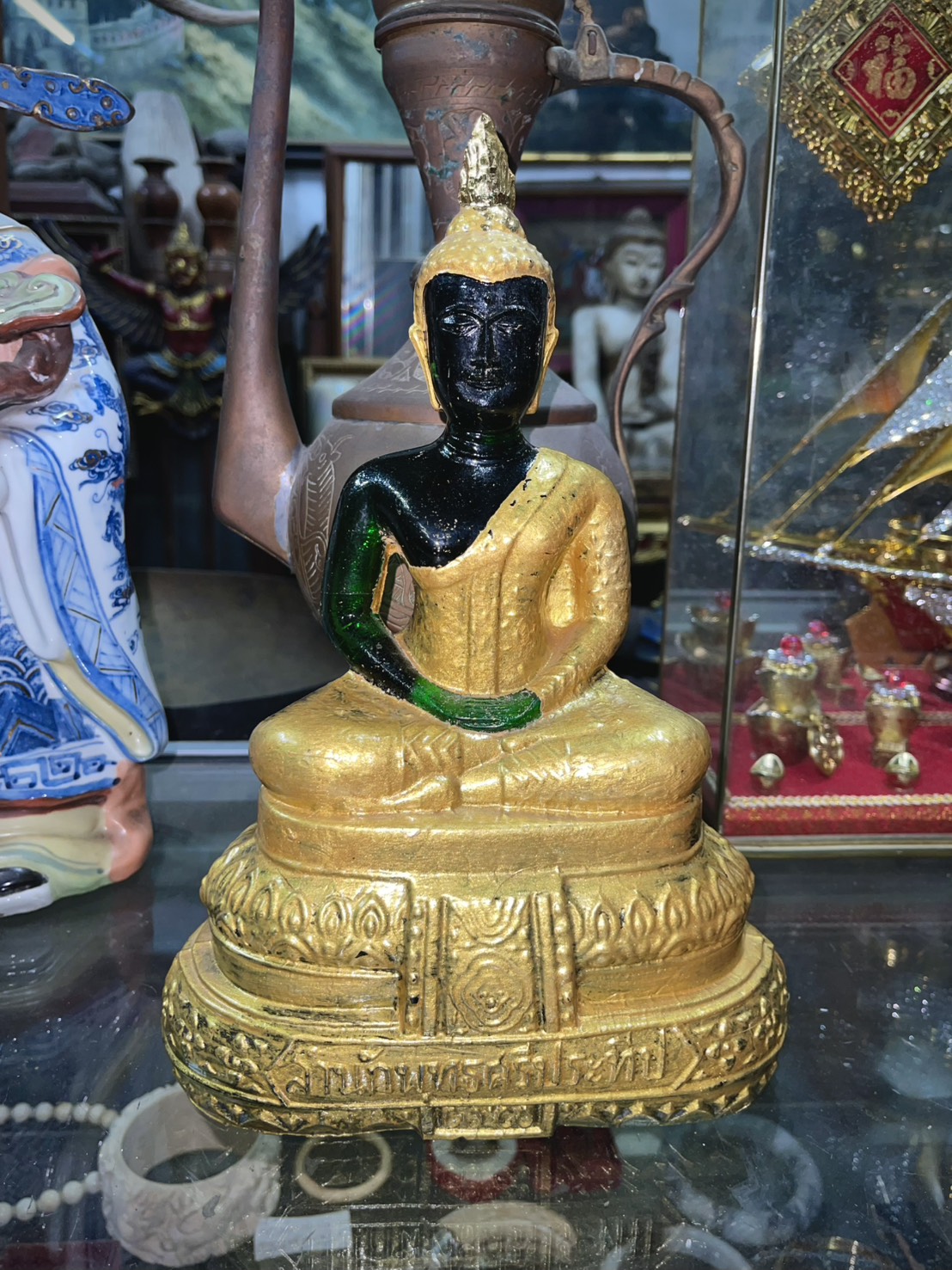 พระแก้วมรกต 25พุทธศตวรรษ บล็อกJAPAN หน้าตัก5นิ้ว