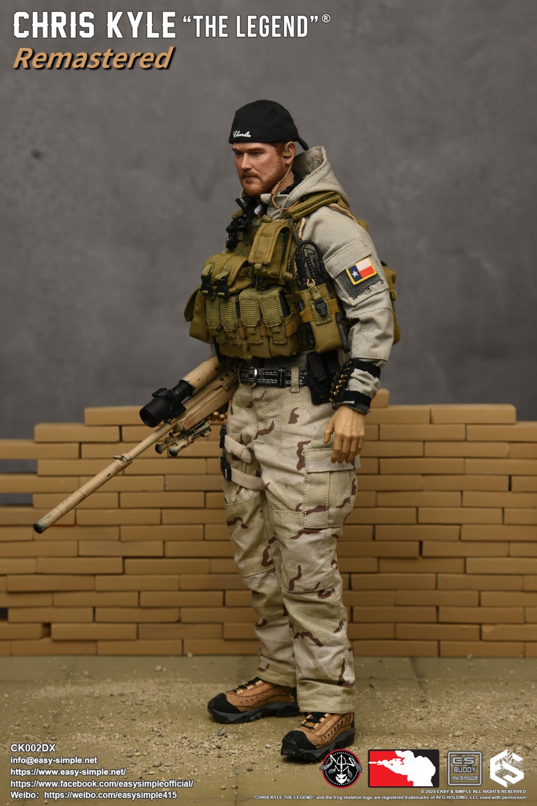 BlackOpsToys X Easy&Simple ES CK002DX Chris Kyle "The Legend" Remastered (Deluxe Version)