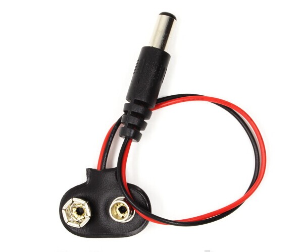 9V Battery Snap Connector with Power Plug แจ็คสำหรับถ่าน 9V สต็อกไทยส่งไว