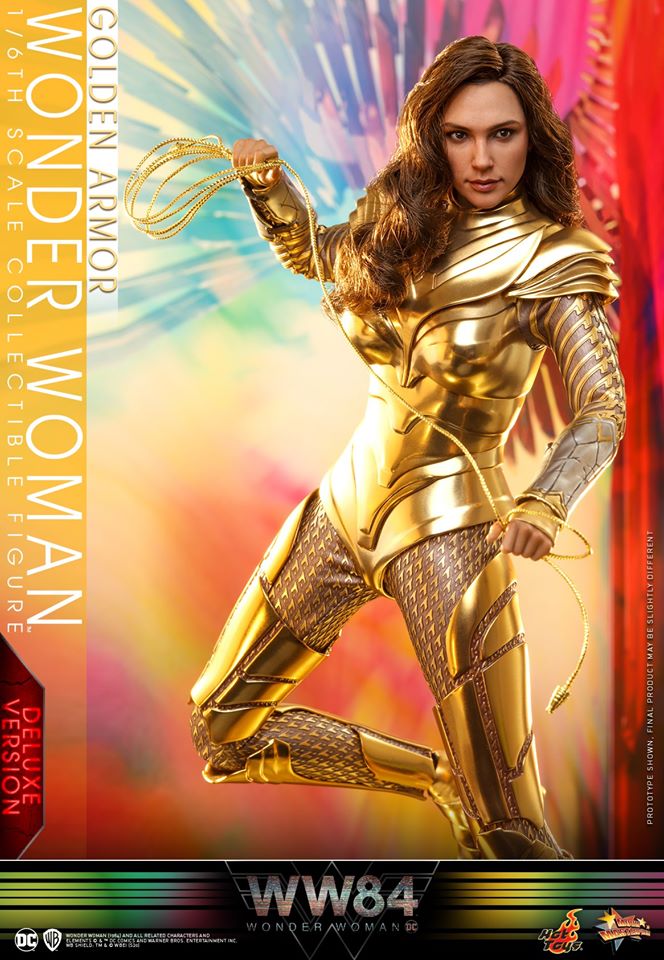 Hot Toys MMS578 Wonder Woman 1984 1/6 Golden Armor Wonder Woman (Deluxe Version)